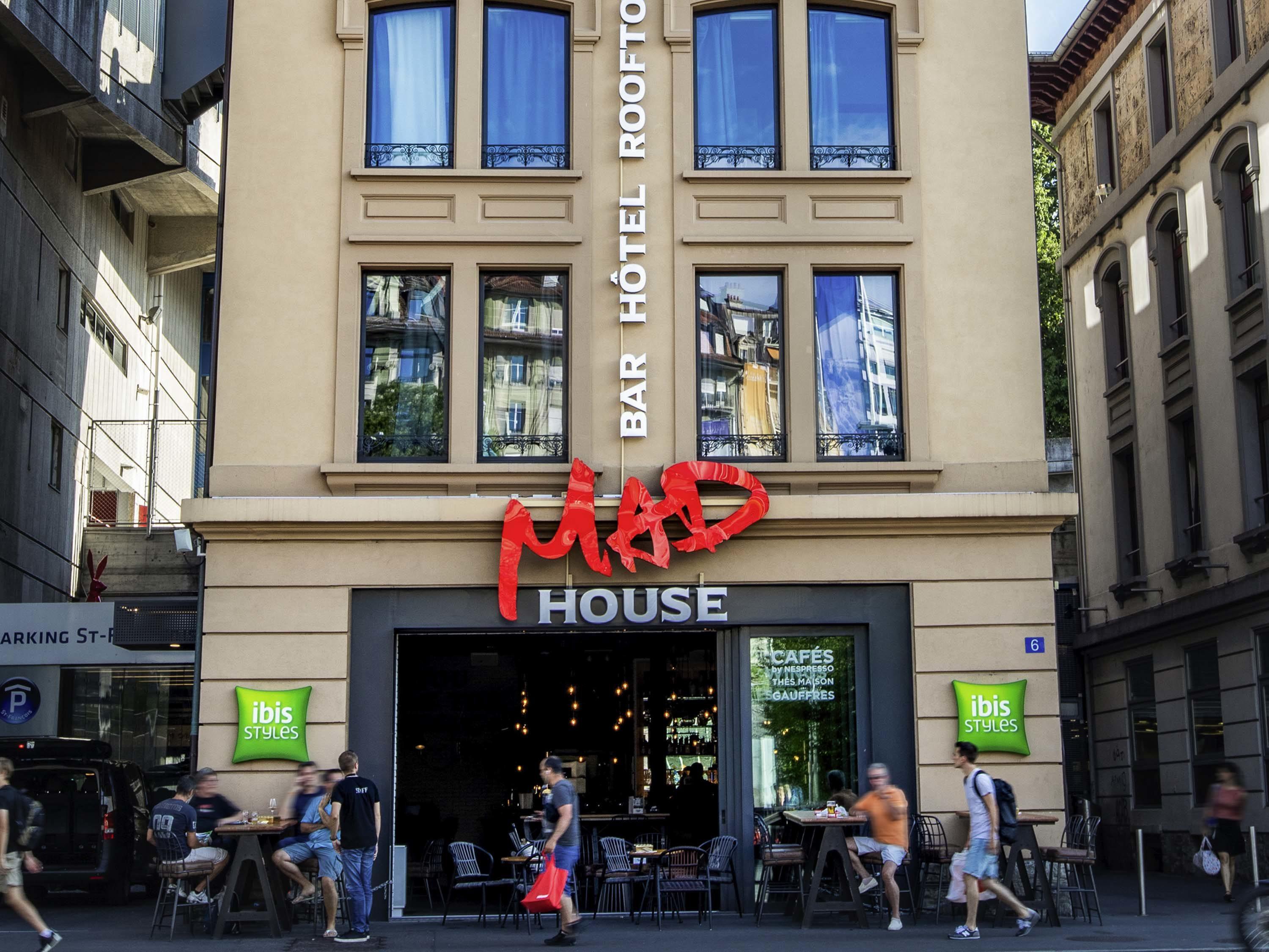 Ibis Styles Lausanne Center Madhouse Экстерьер фото